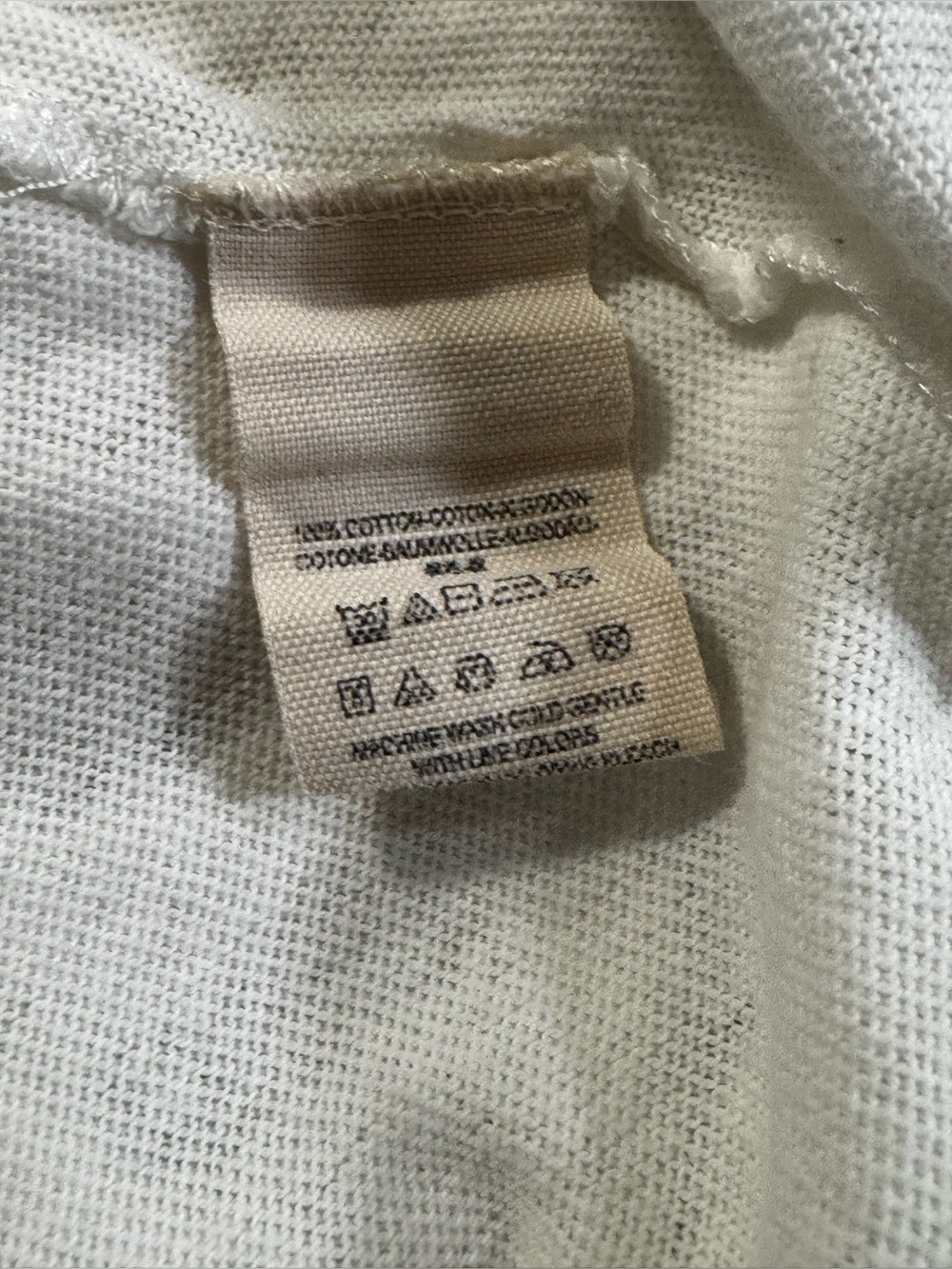 We The Free Ruby Tee in Ivory White size Large - Picture 7 of 8